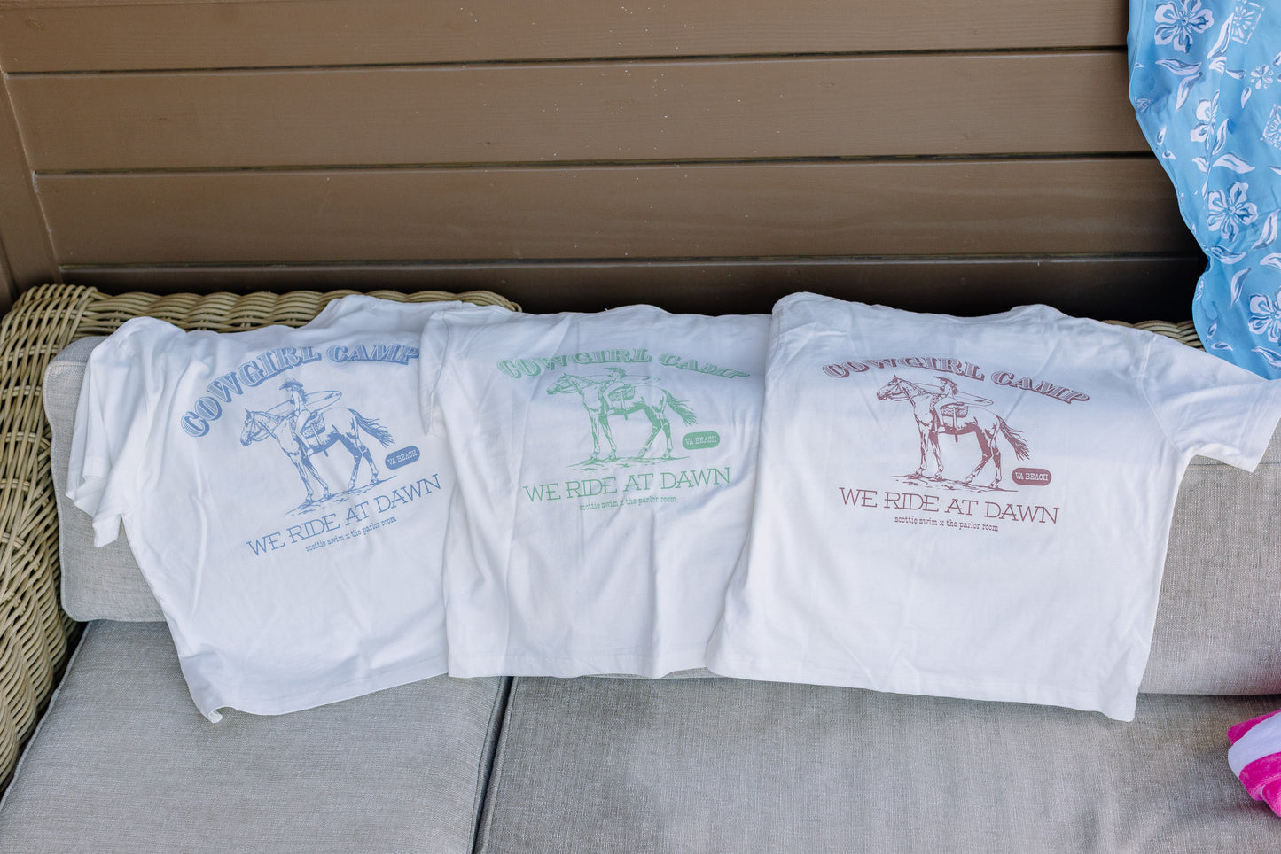 Cowgirl Camp Graphic Oversized Tee