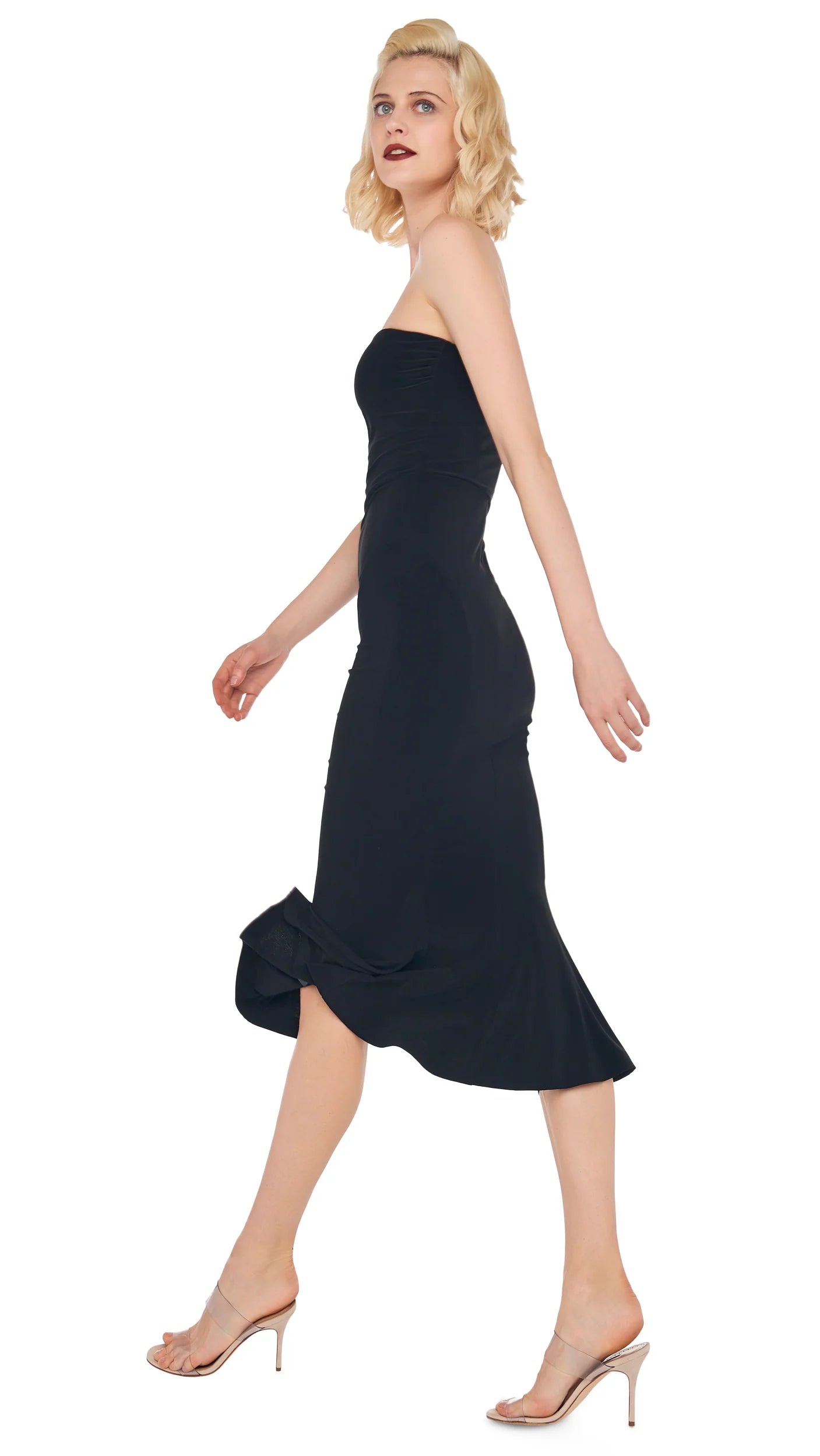 Strapless Fishtail Dress