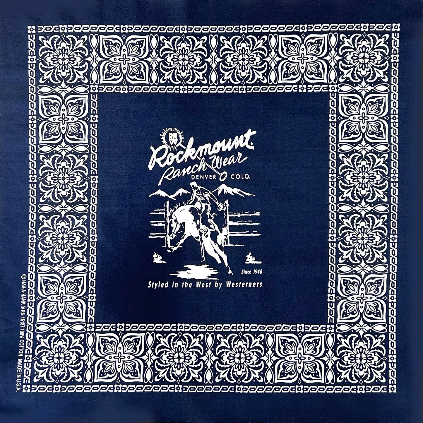 Rockmount Bronc Western Cotton Bandana