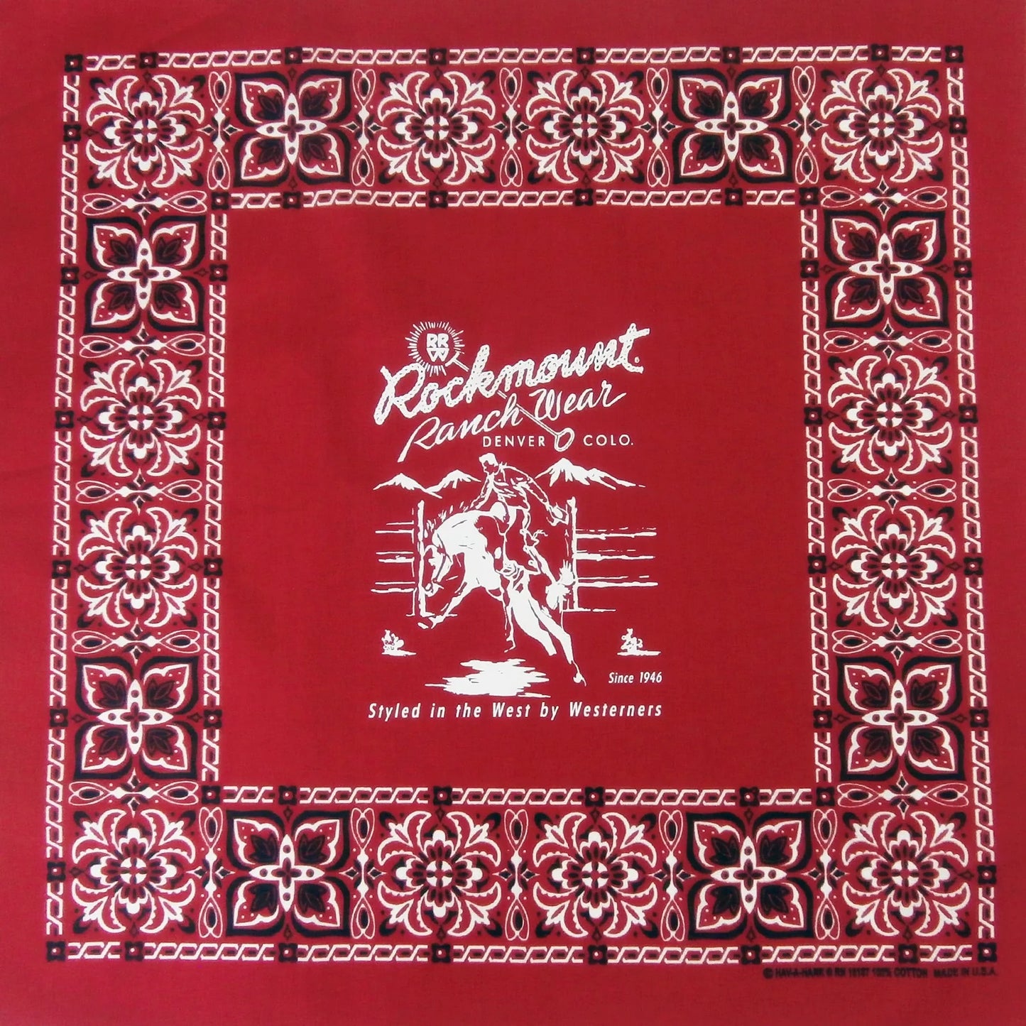 Rockmount Bronc Western Cotton Bandana