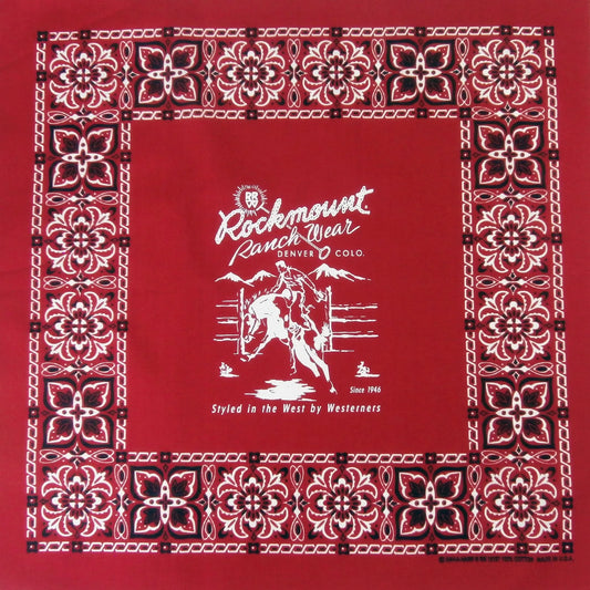 Rockmount Bronc Western Cotton Bandana