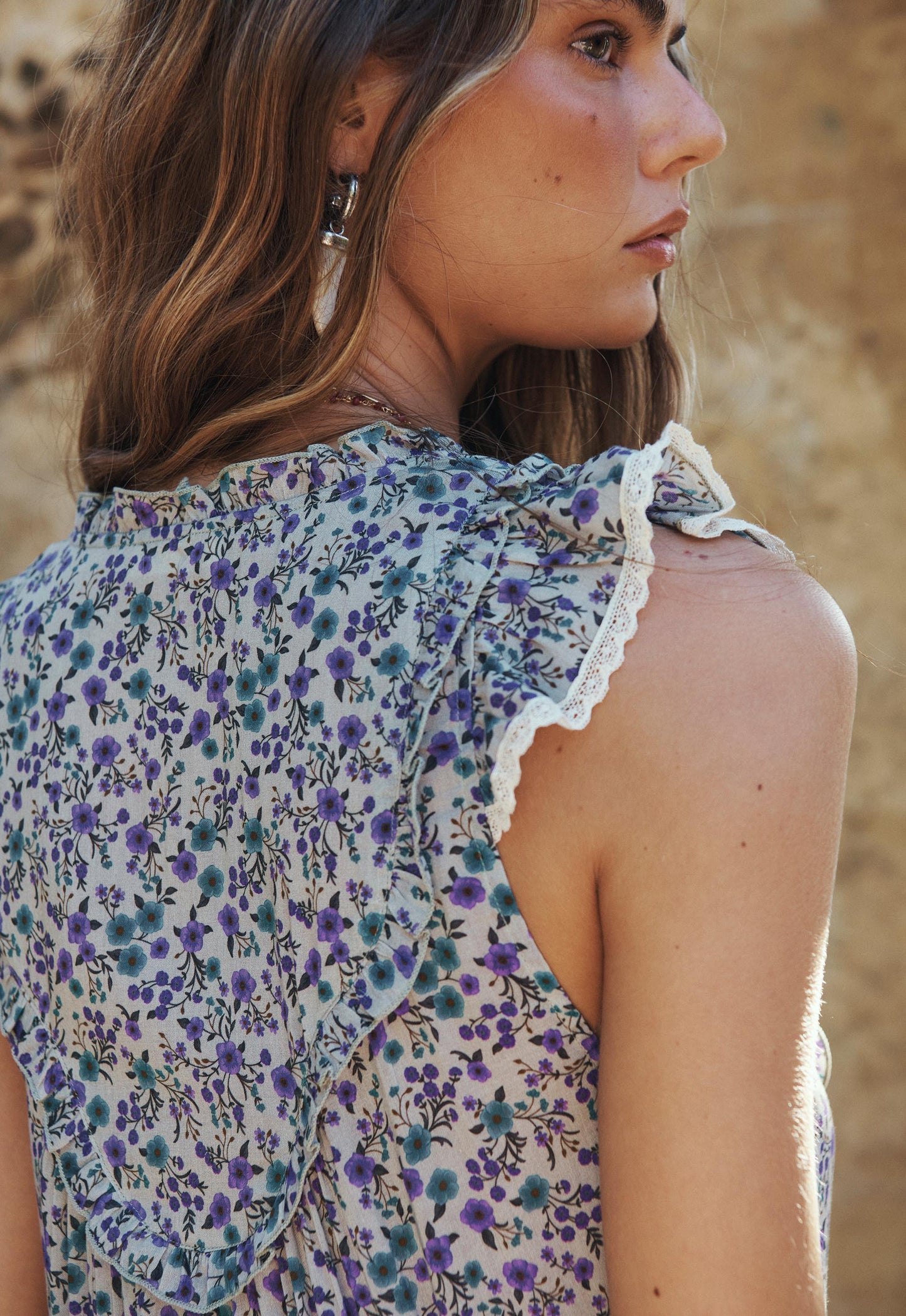 Mimi-Rose Sleeveless Boho Dress