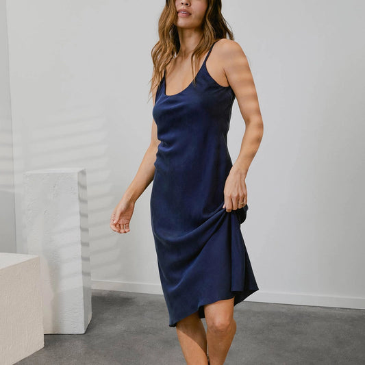 FINAL SALE - Washable Silk Bias Slip Dress