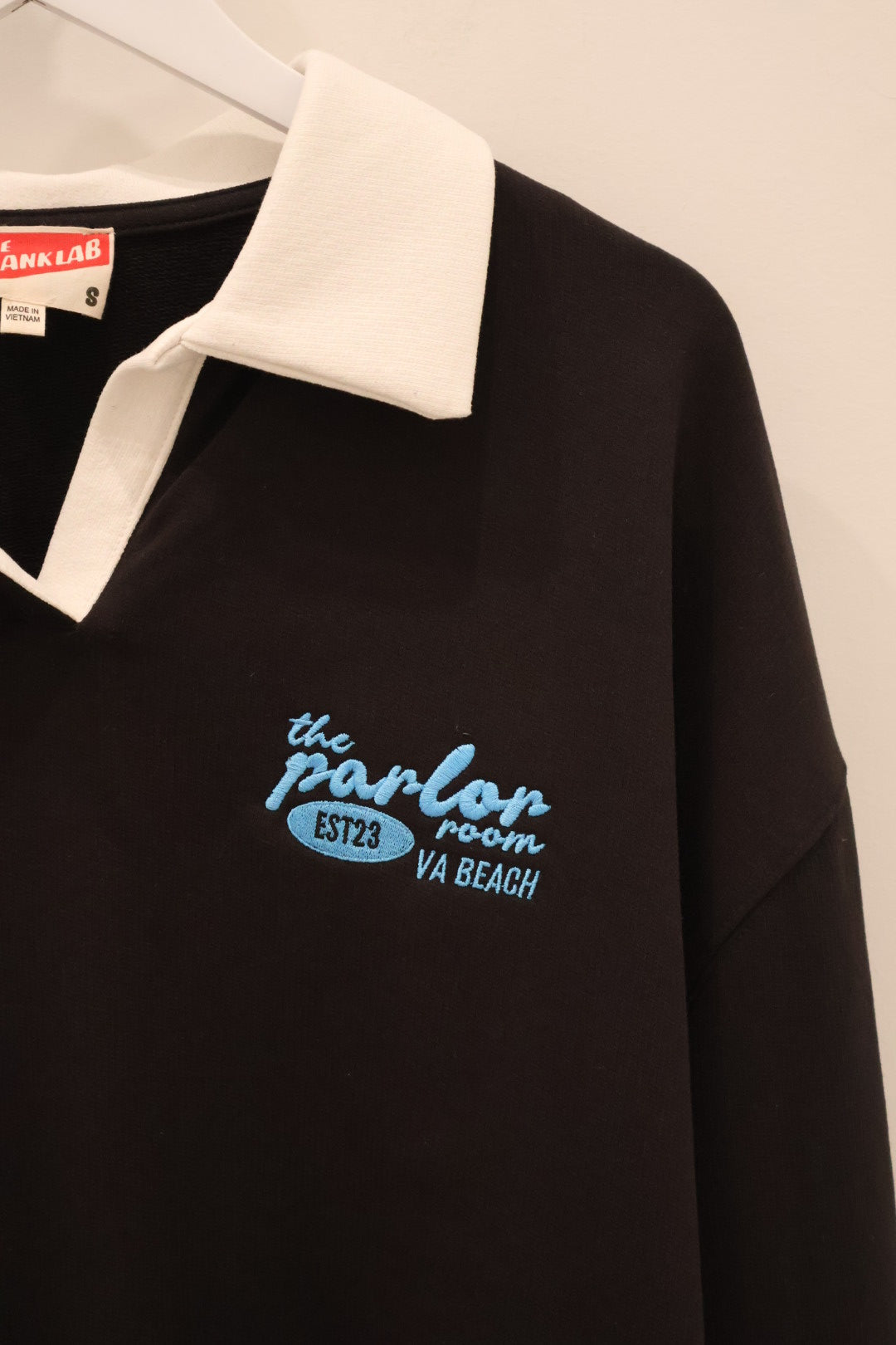 Parlor Core Embroidered Polo Sweatshirt