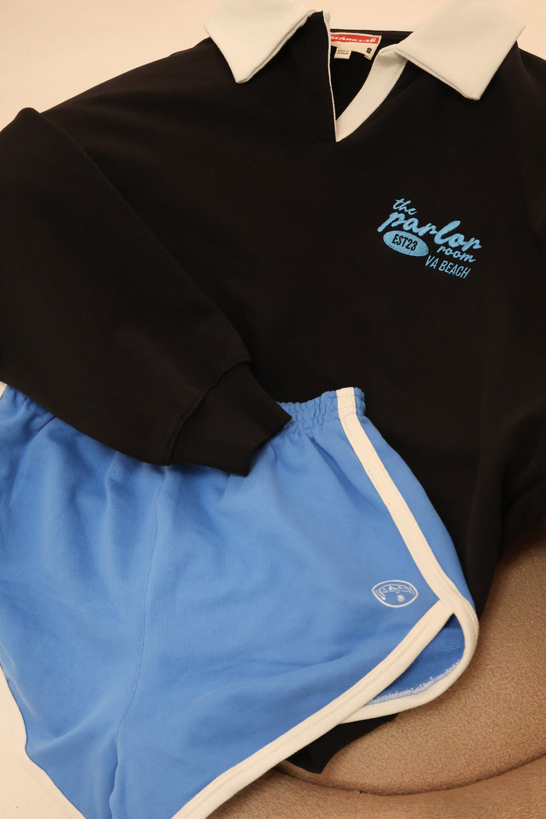 Parlor Core Embroidered Polo Sweatshirt