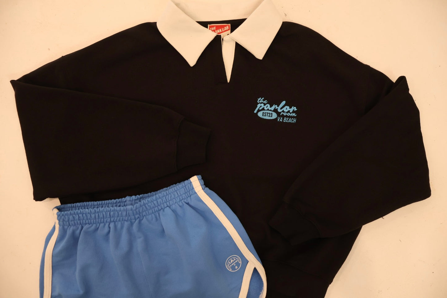Parlor Core Embroidered Polo Sweatshirt