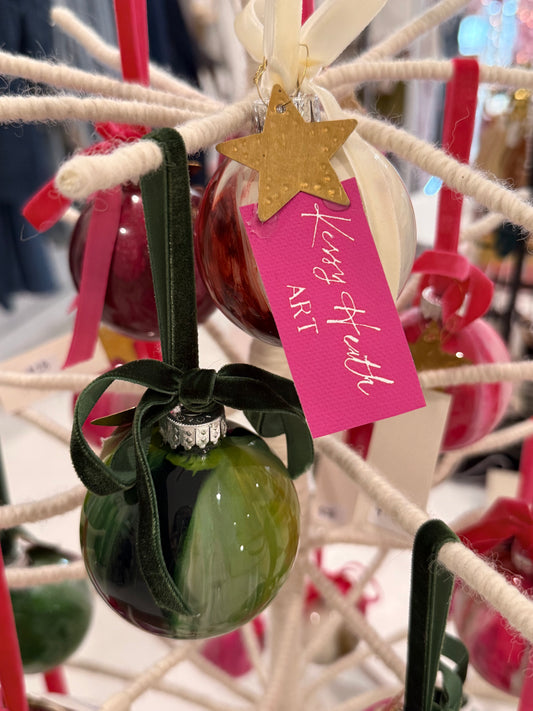 Christmas Ornaments by Kessy Heath Art