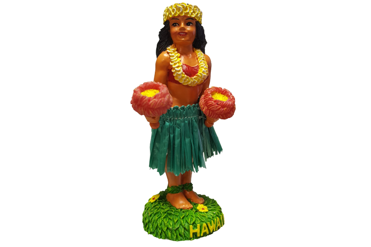 Hula Girl Kinohe Miniature Doll
