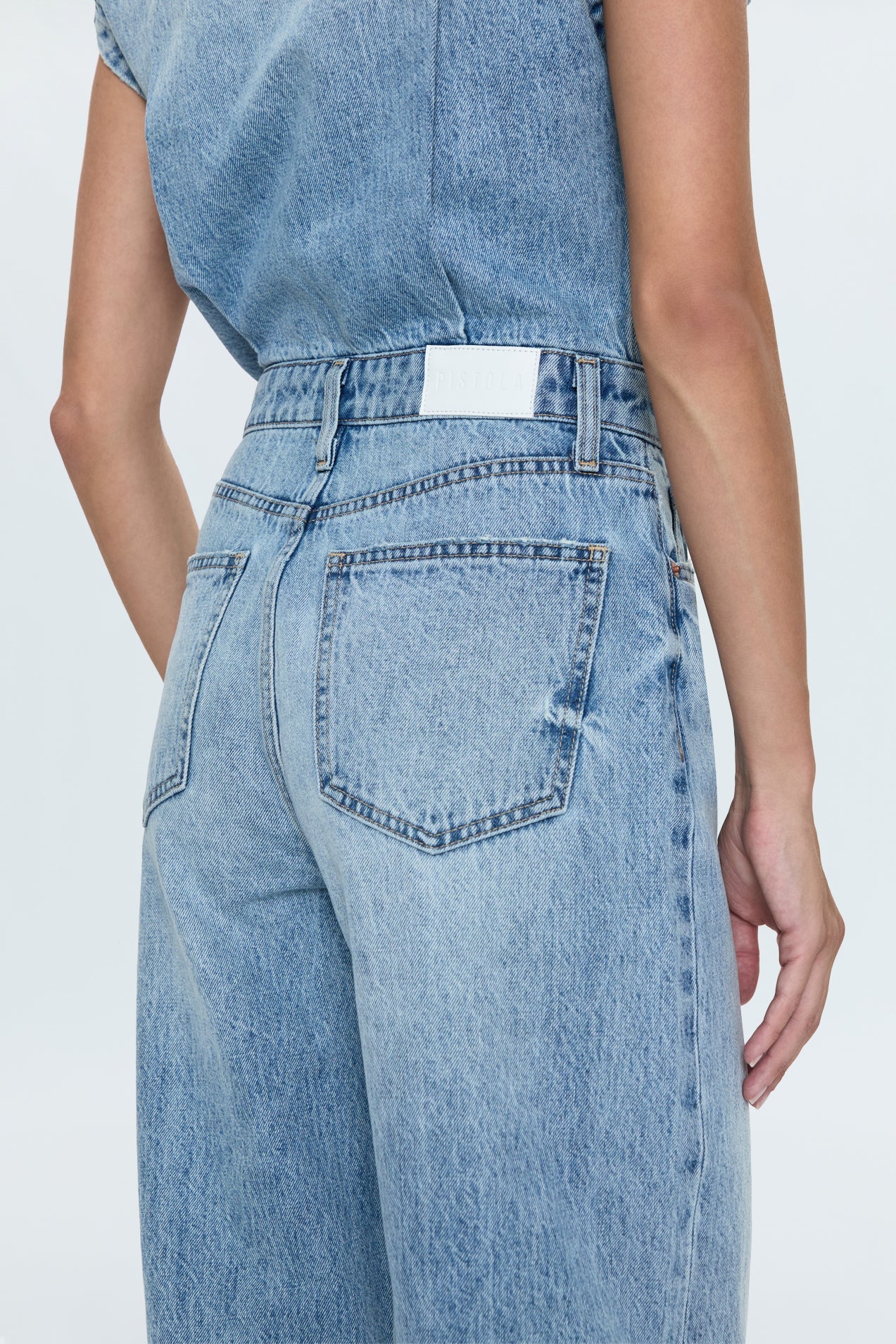 FINAL SALE - Ace Sleeveless Barrel Leg Jumpsuit
