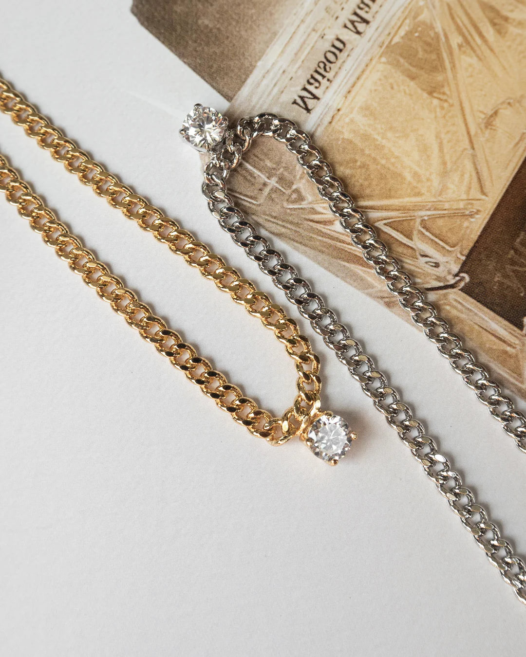 Bardot Stud Charm Necklace