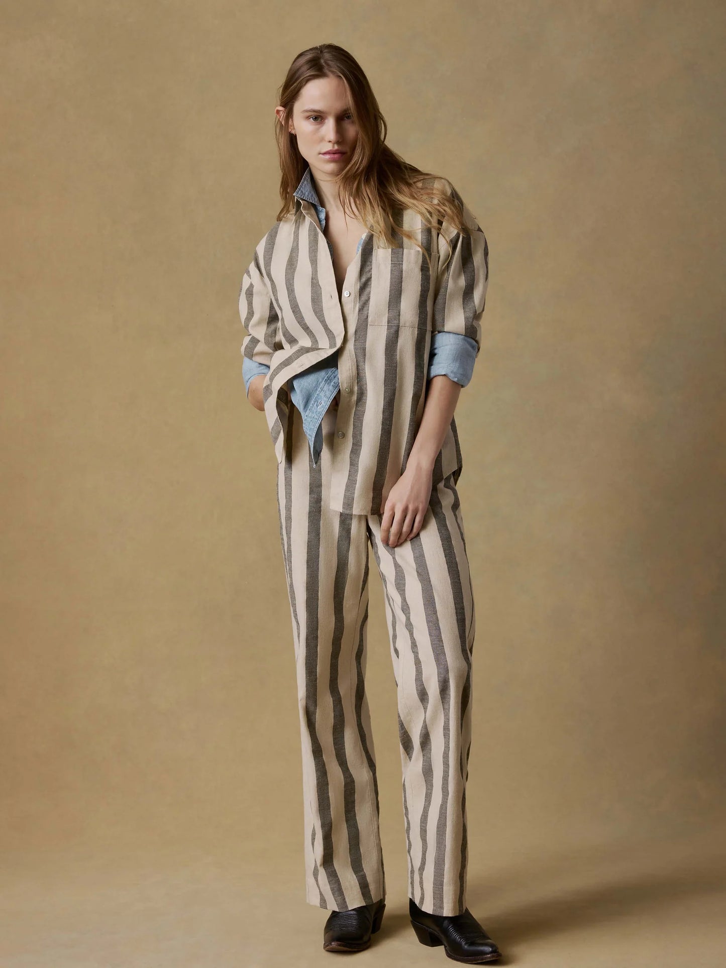 FINAL SALE - Cotton Linen Relaxed Shirt