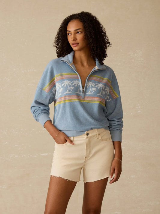 Cabana Towel Terry Quarter Zip