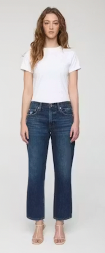 Issa Mid Rise Relaxed Straight Jean