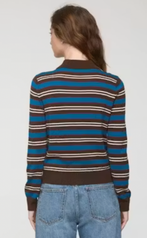 Lyvia Long Sleeve Merino Polo Cardigan