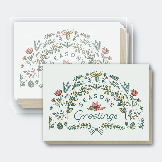 Box Set of 10 - Season's Foliage Cards