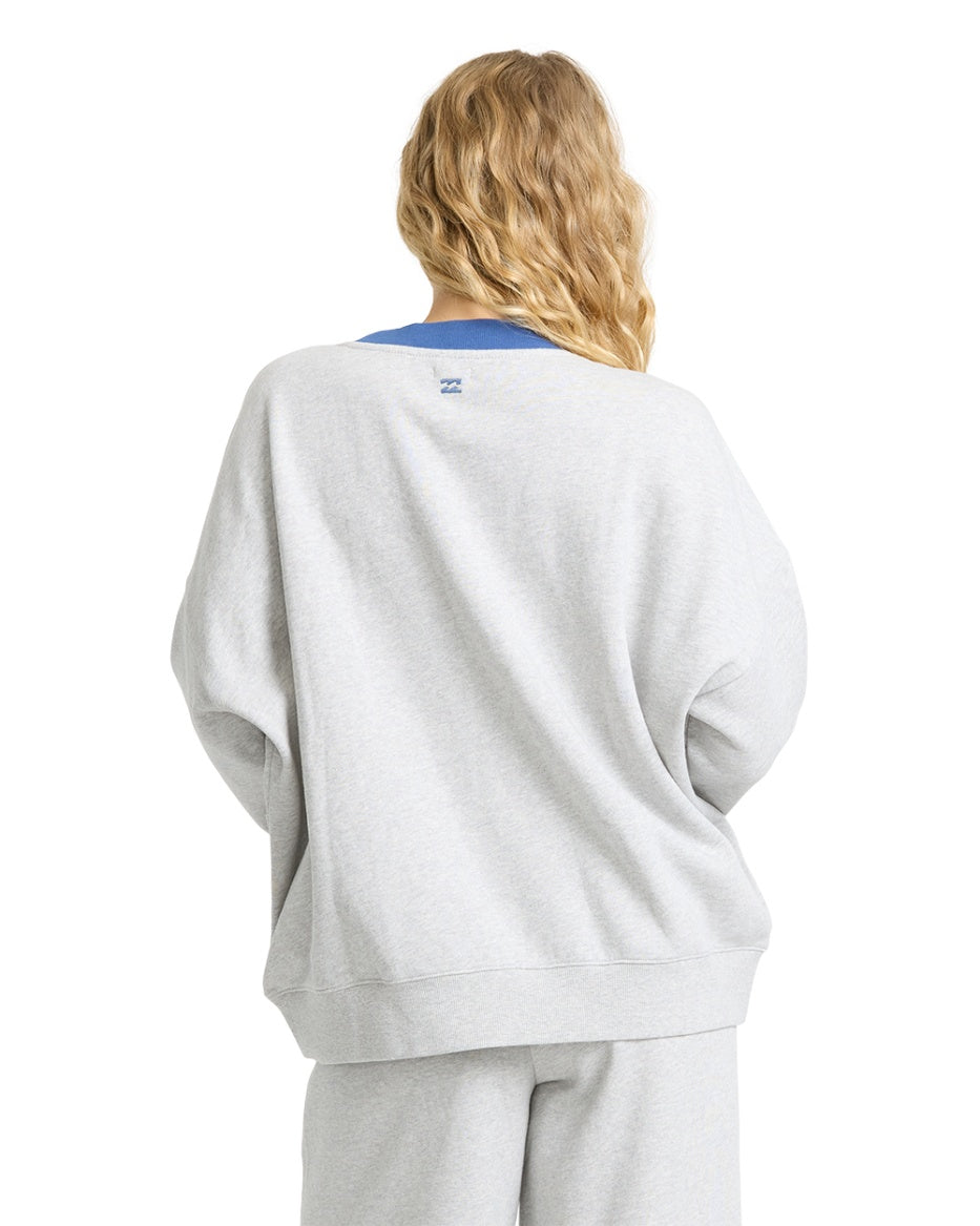 Sunset Palm Crew Fleece