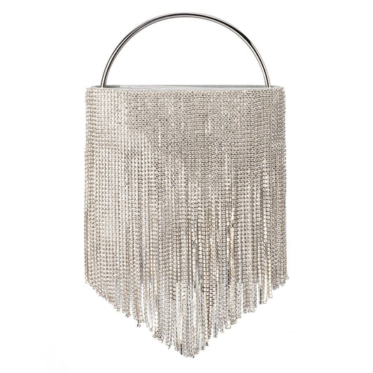 Adina Crystal Fringe Bag