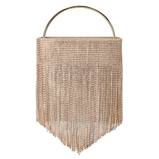 Adina Crystal Fringe Bag