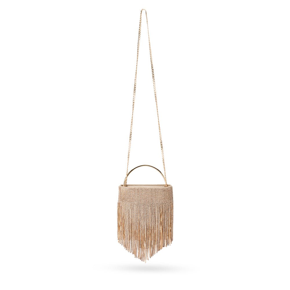 Adina Crystal Fringe Bag