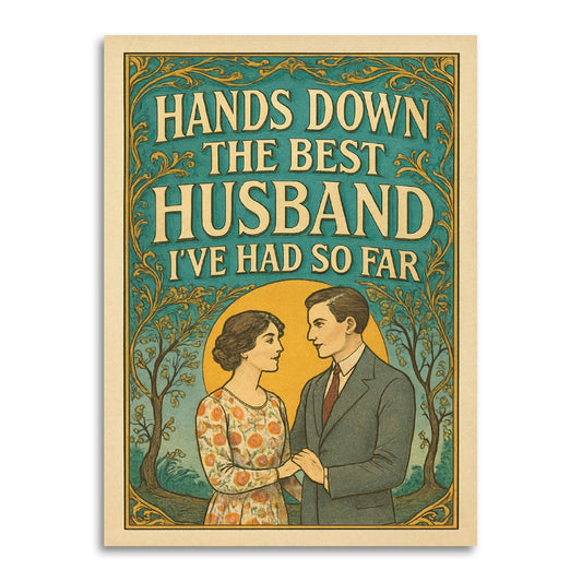 Best Husband So Far – Anniversary Card