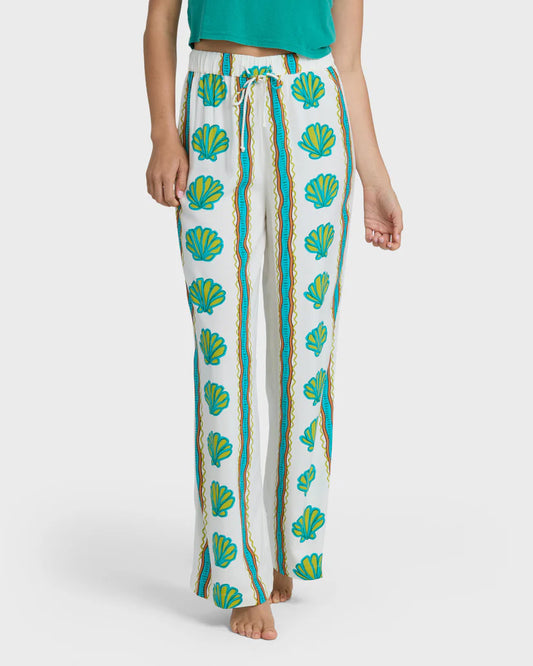 Coastal Crush Elastic Waist Pant