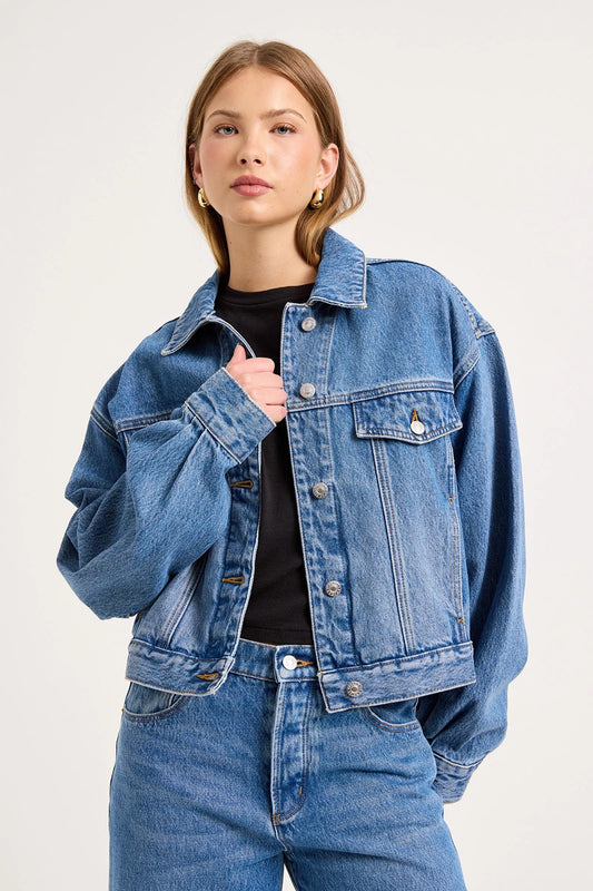 Denim Swing Jacket