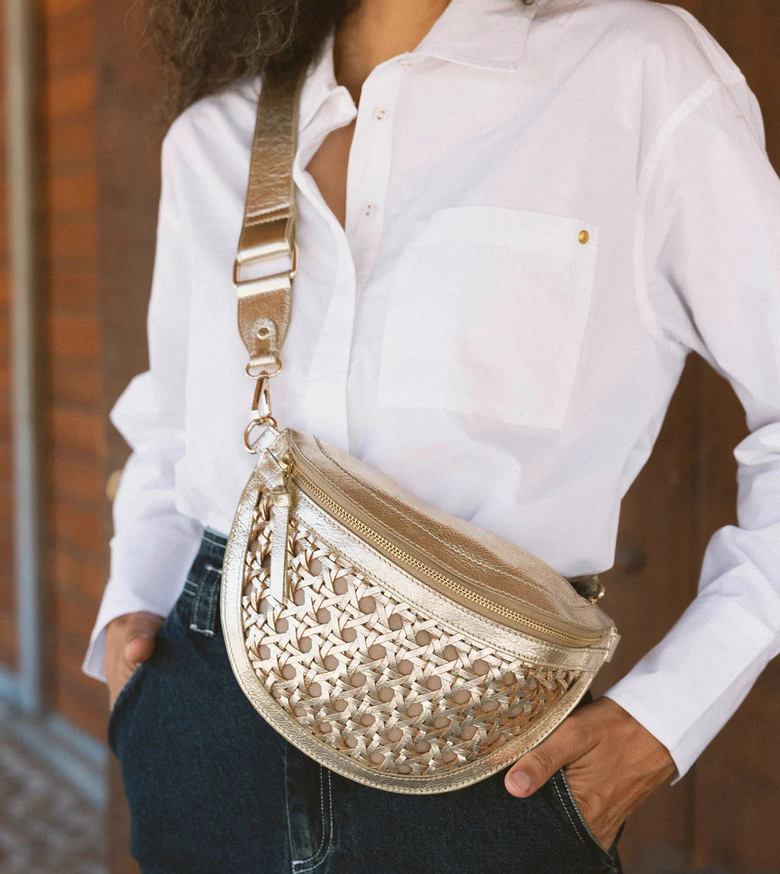 Doris Weave Crossbody Bag