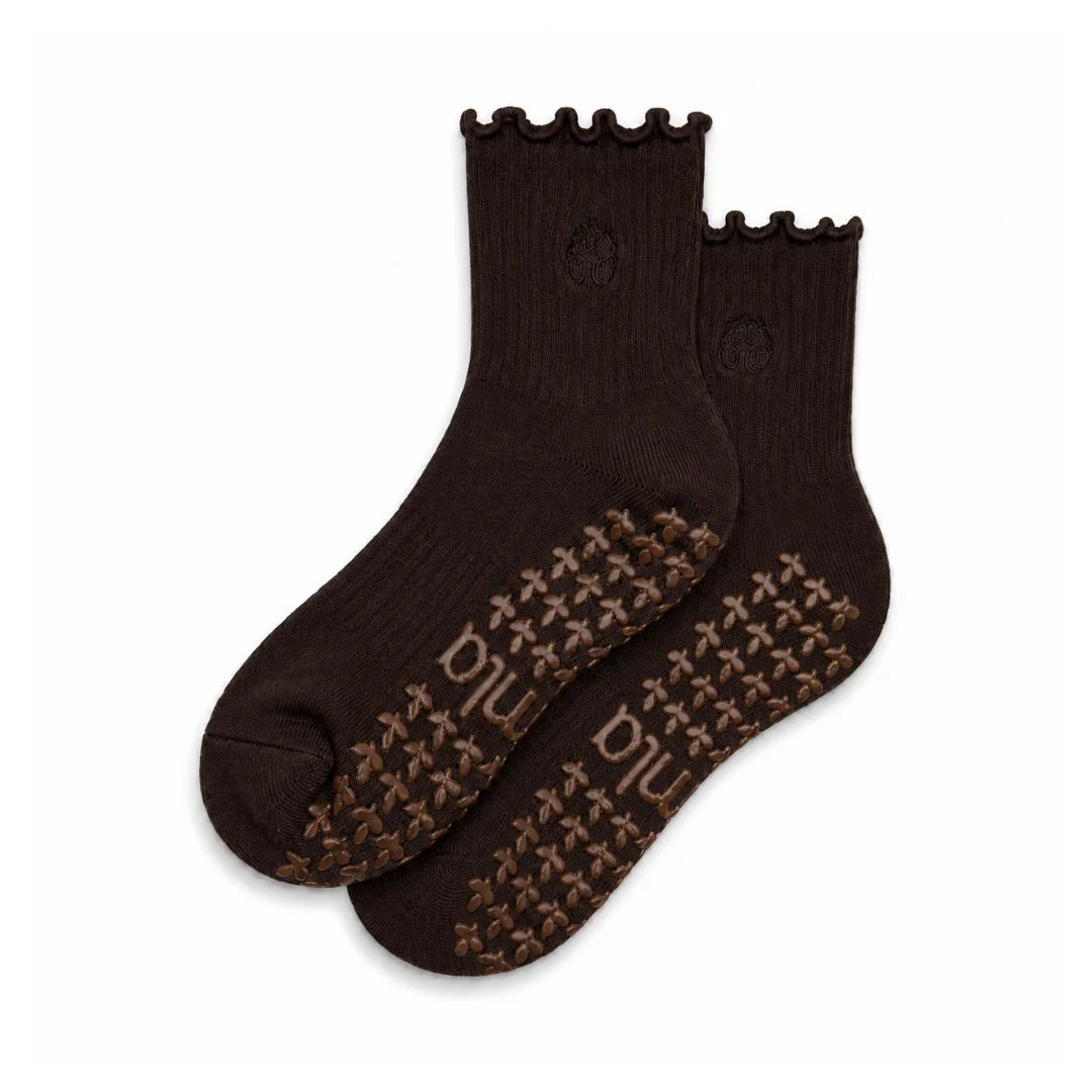 The Espresso Grip Sock