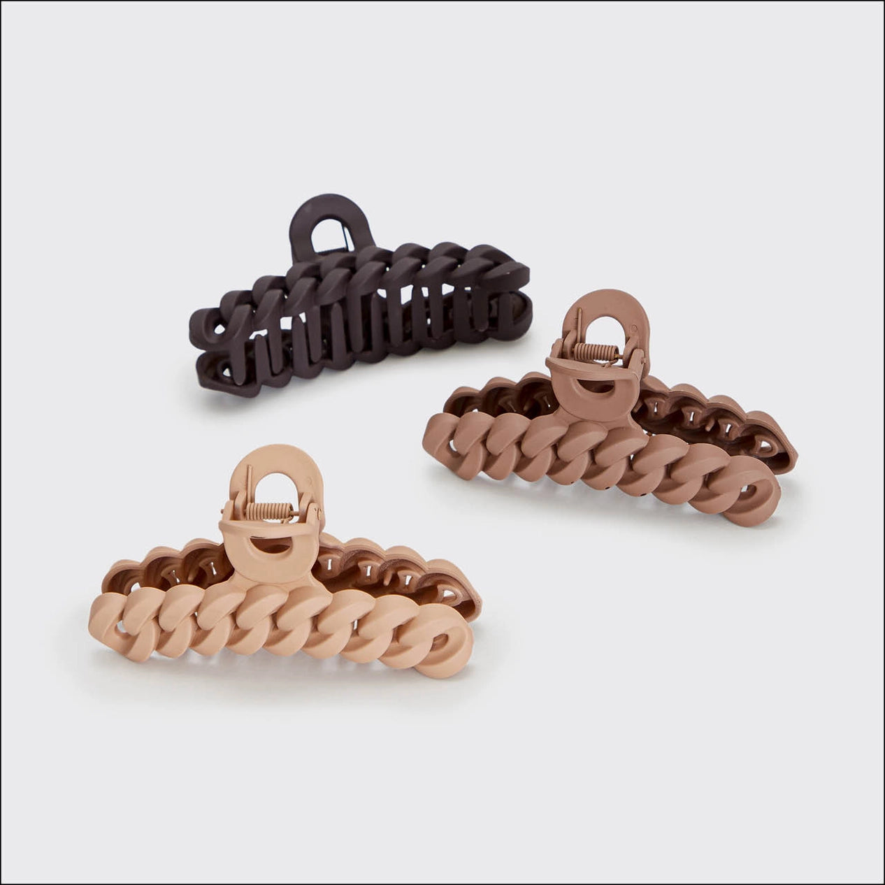 Eco-friendly Chain Claw Clip 3pc Set