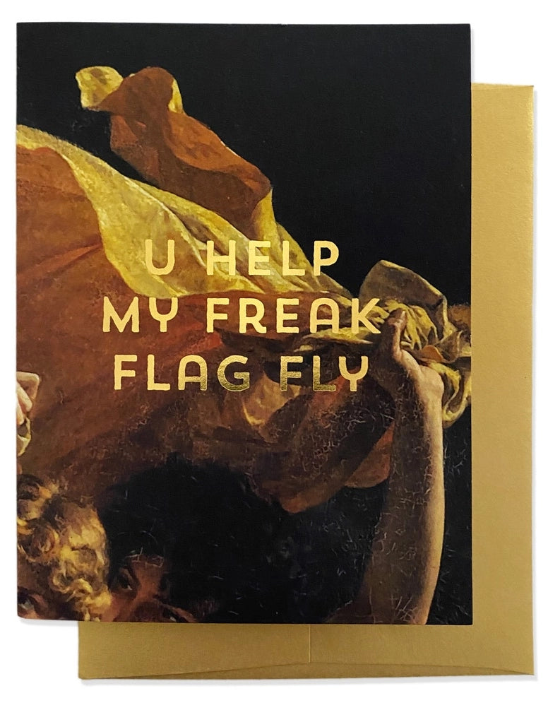 Freak Flag Greeting Card