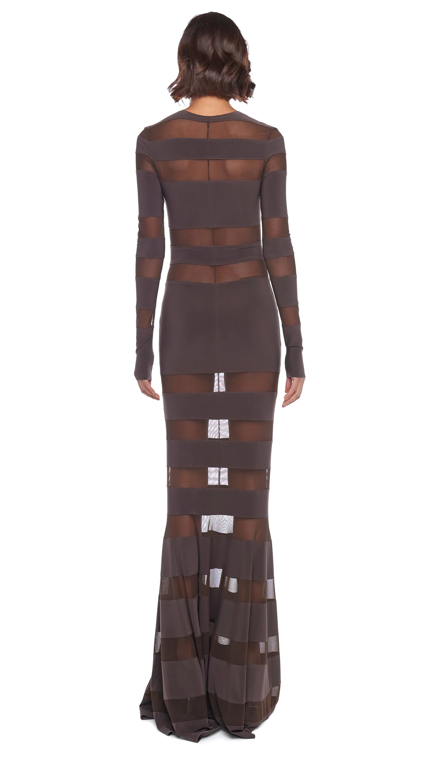 Spliced Dress Fishtail Gown