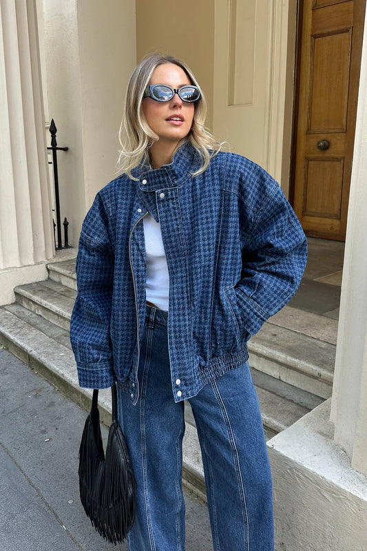 Juno Oversized Bomber Jacket