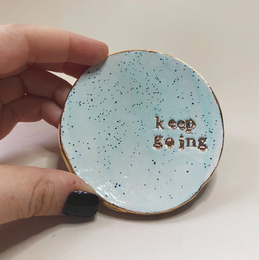 Keep Going ring dish