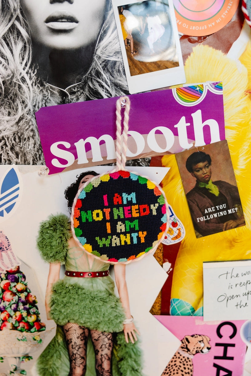 Not Needy - Needlepoint Ornament