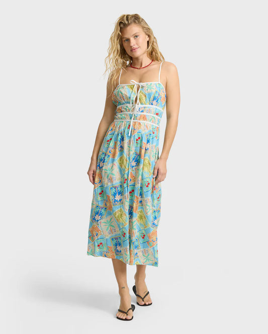 Palm Grove Midi Dress