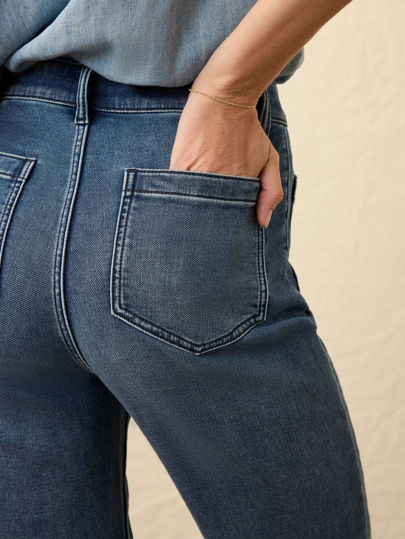 Stretch Terry Patch Pocket Pant