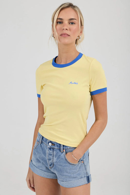Script Ringer Tee