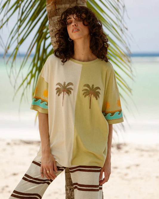 Split Palm Short Sleeve T-Shirt