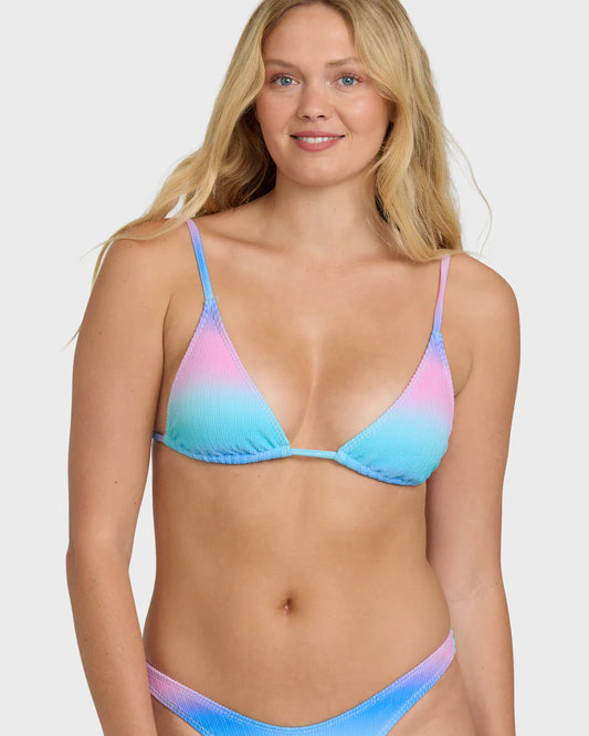 Sun Fade Slide Tall Triangle Bikini Top