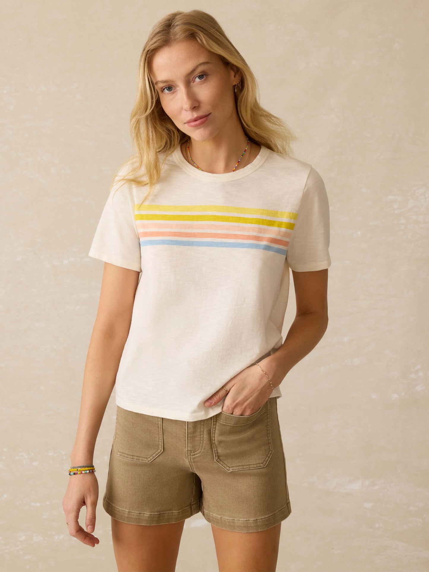 FINAL SALE - Sunwashed Regenerative Cotton Essential Tee