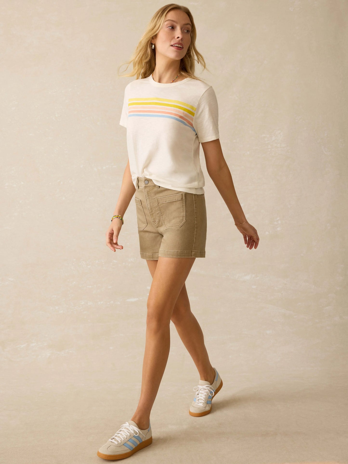 FINAL SALE - Sunwashed Regenerative Cotton Essential Tee