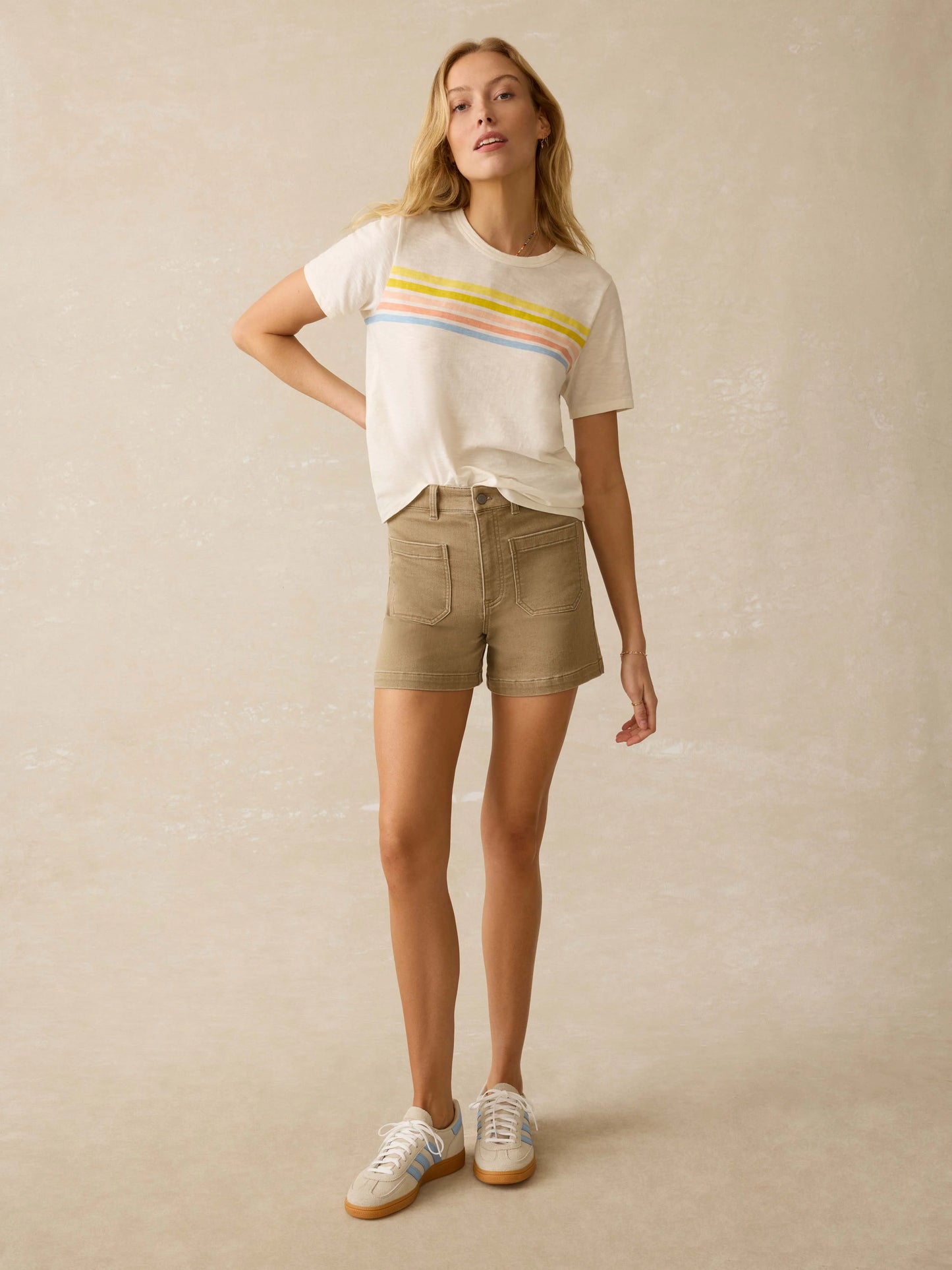 FINAL SALE - Sunwashed Regenerative Cotton Essential Tee