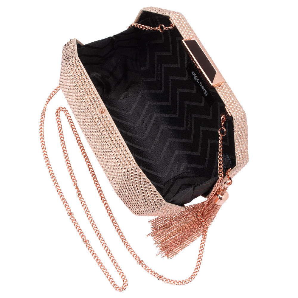 Tilly Hotfix Clutch with Tassel