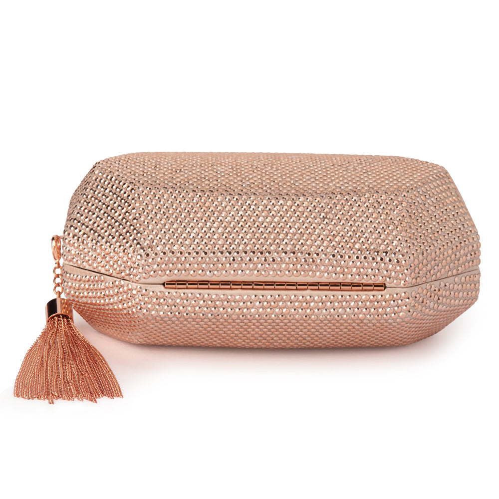 Tilly Hotfix Clutch with Tassel