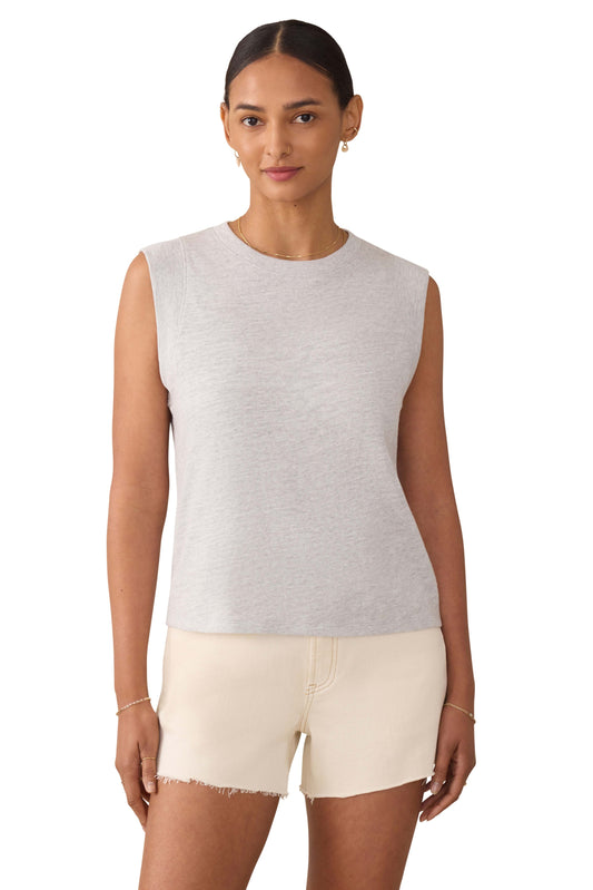 Sunwashed Slub Muscle Tank