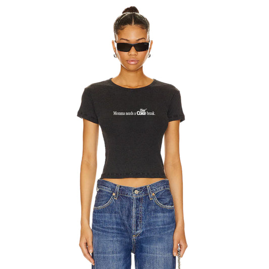 Momma Needs A Diet Coke Break Baby Tee