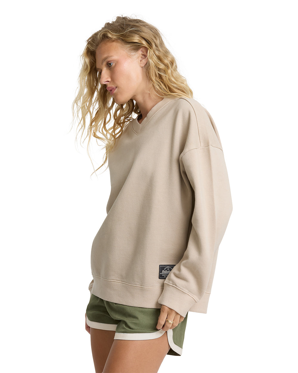 That Life V Neck Crew Fleece