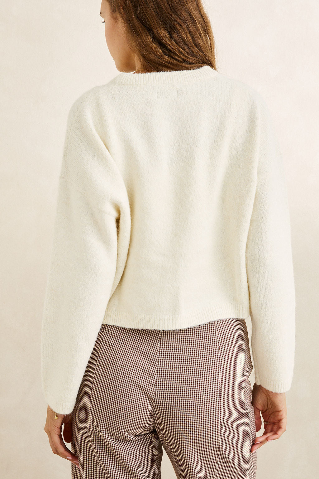 Estelle Fluffy Crew Neck Sweater