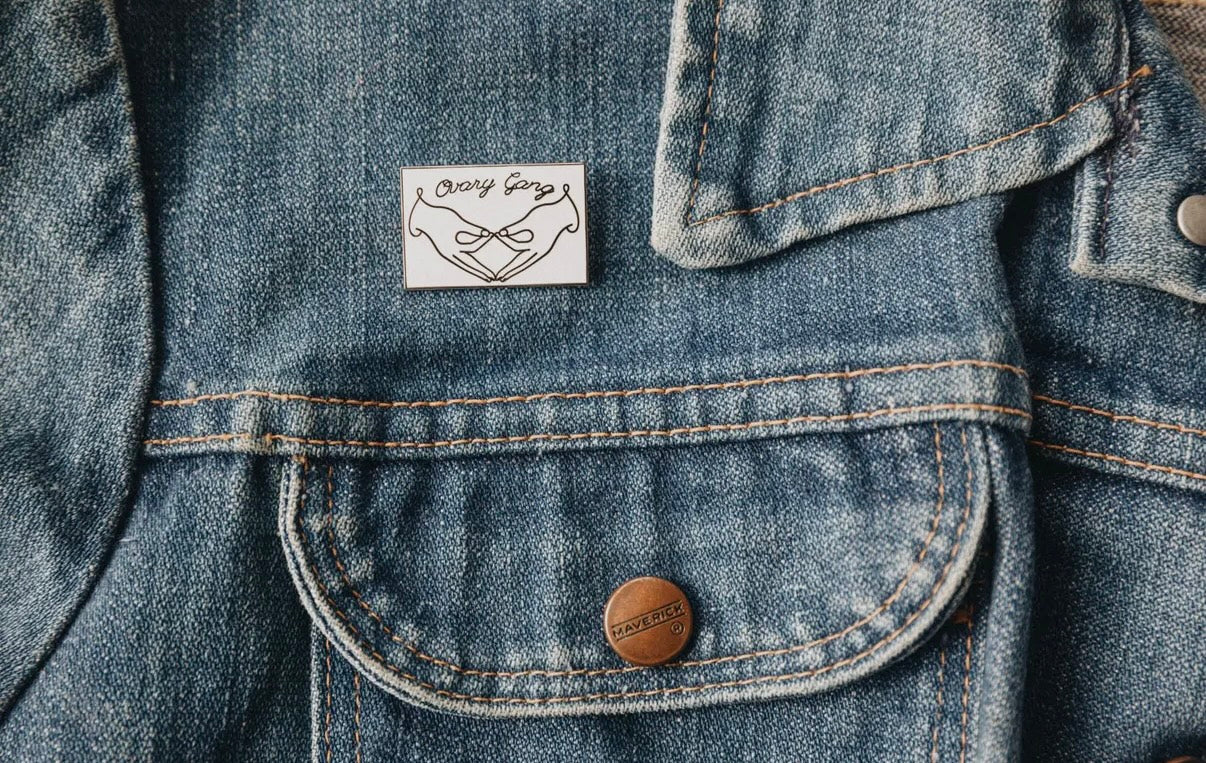 Ovary Gang Enamel Pin