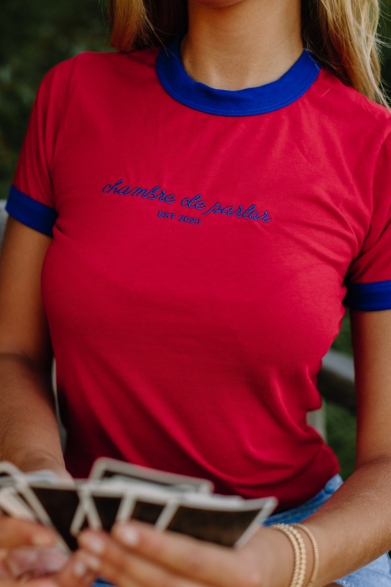 Chambre de Parlor Ringer Tee